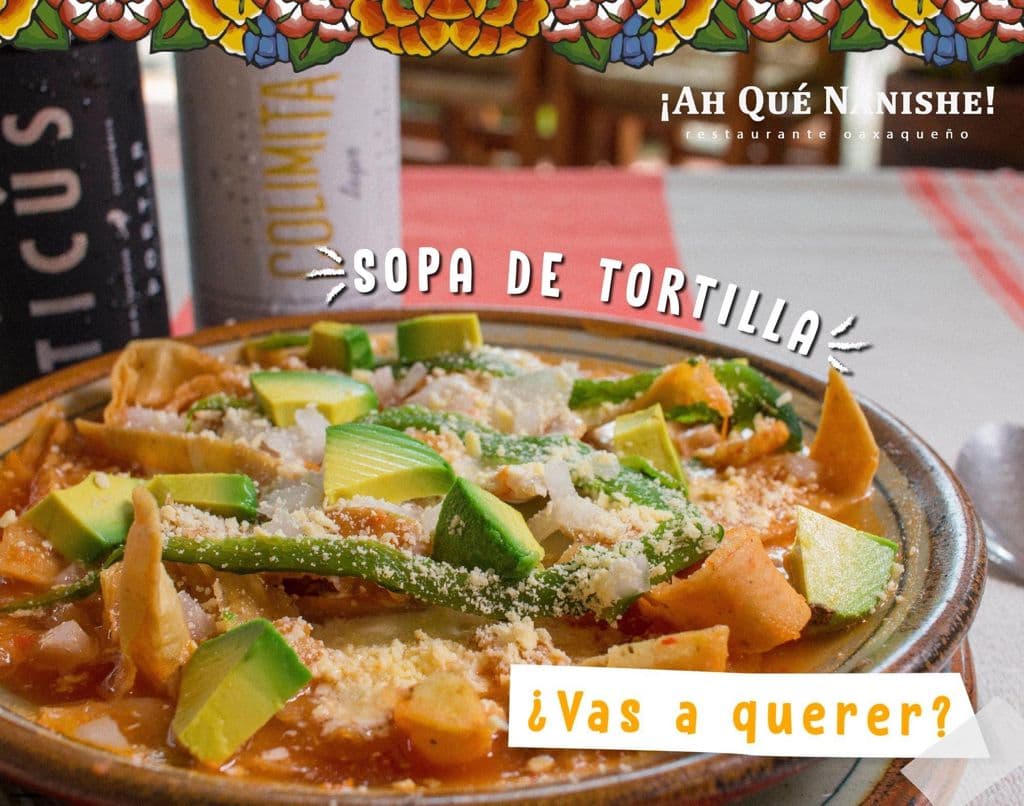 Sopa de Tortilla Estilo Nanishe