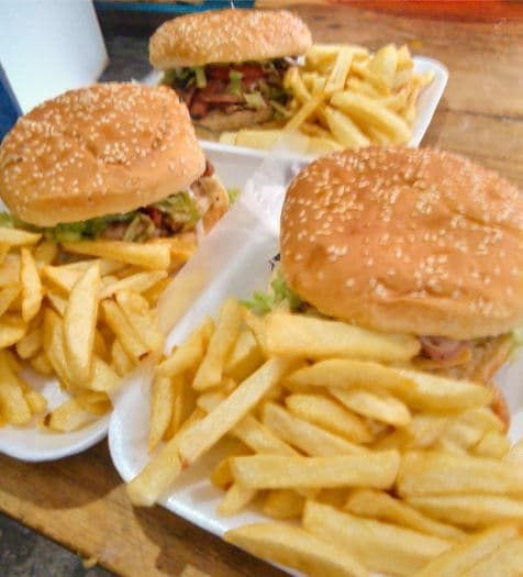 Hamburguesa 3 Quesos