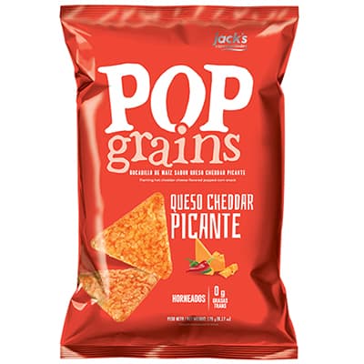 POP Grains Queso Picante Jacks 175 grs
