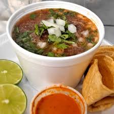 Vaso de Birria con Carne
