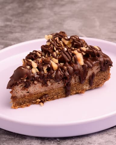 Rebanada de Avellana Cheesecake (VEGANO)