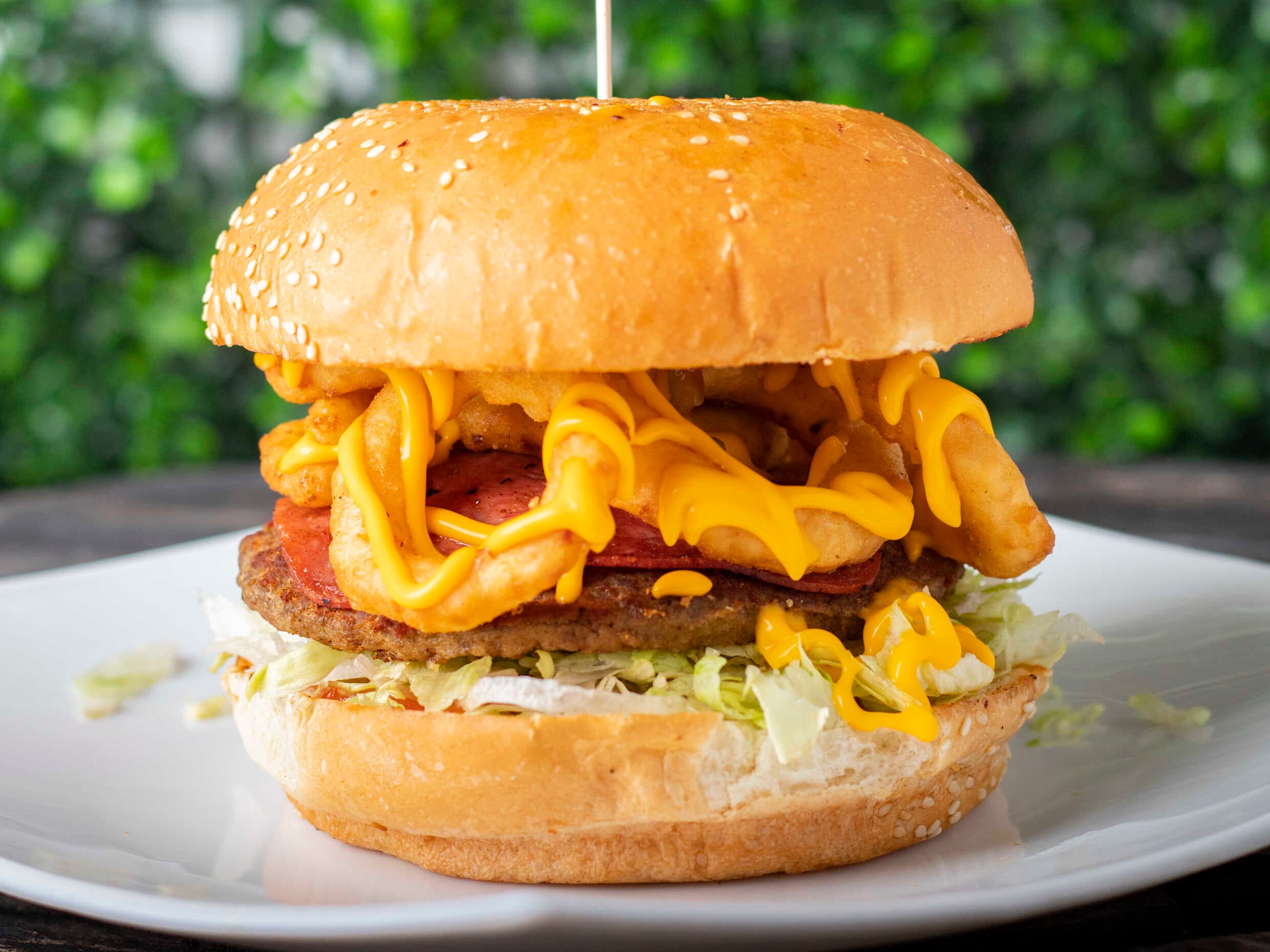 Hamburguesa Onion Rings