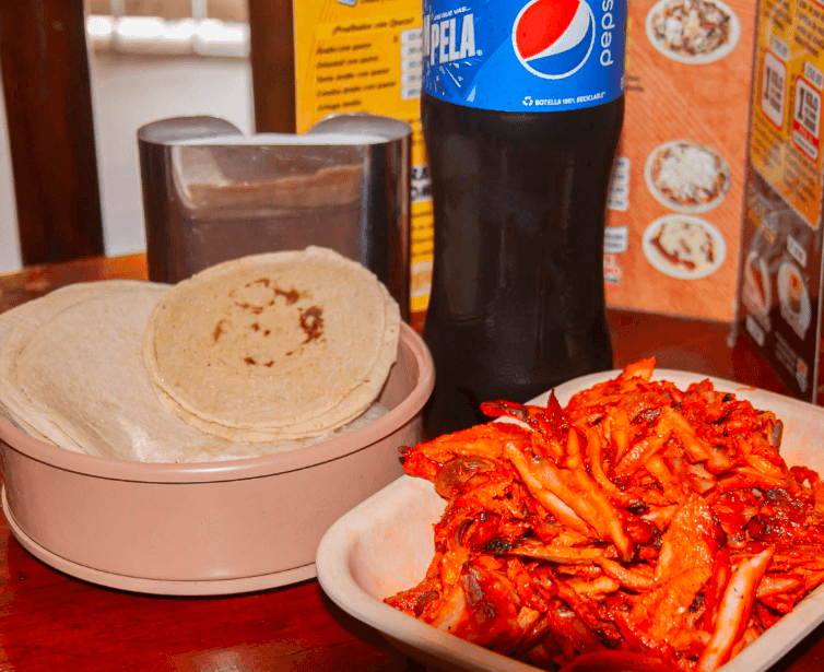 Paquete Orden Tacos c/queso + Refresco