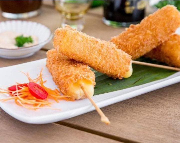 Kushiague de Plátano con Queso