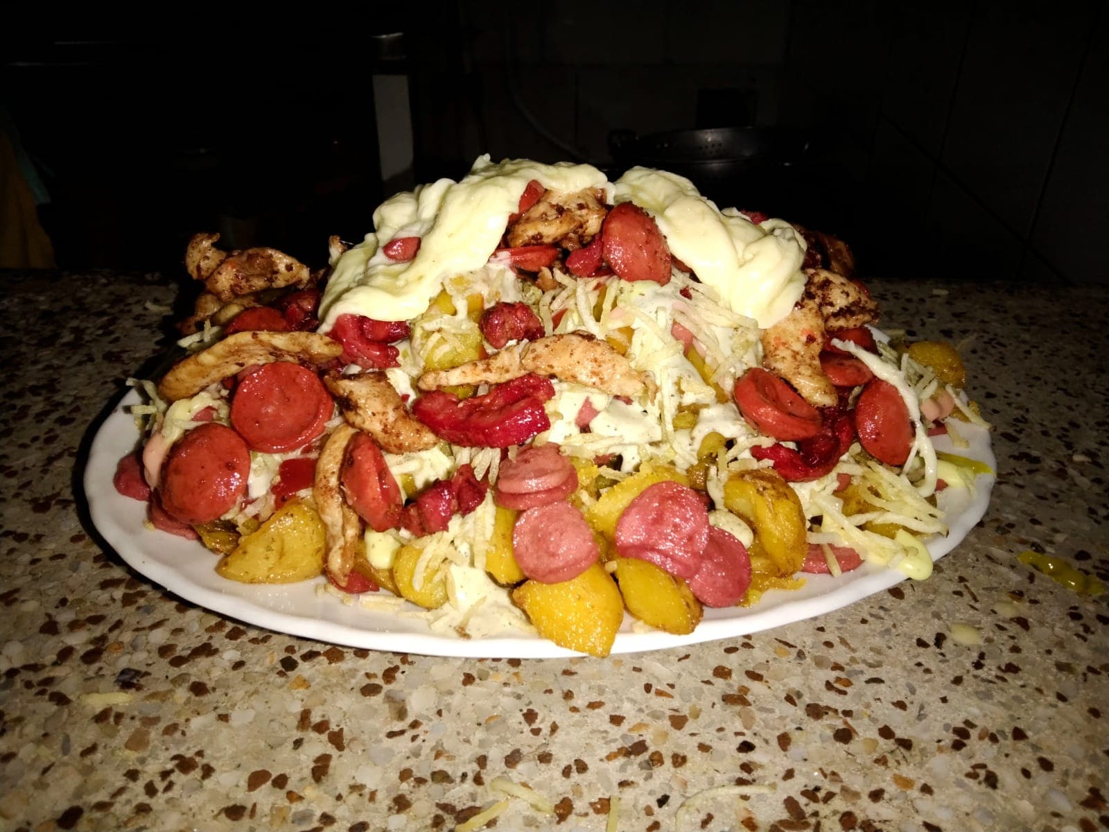 Salchipapa Grande