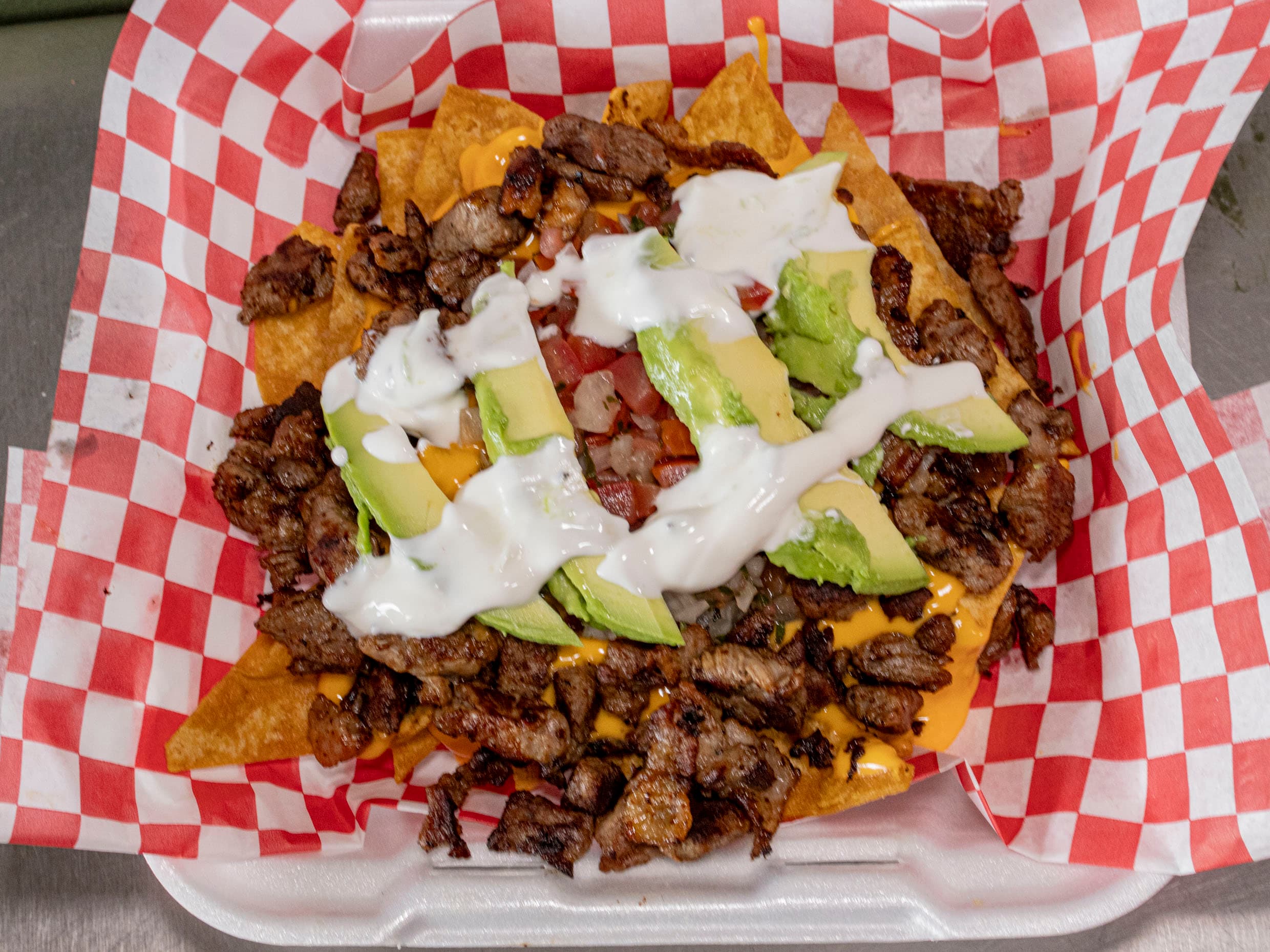 Nachos con Arrachera