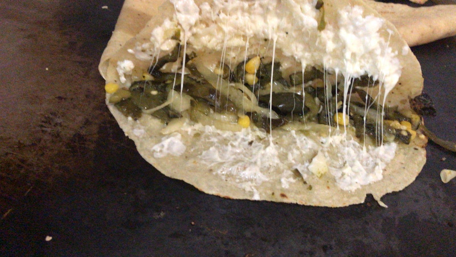 Quesadilla de Rajas poblanas