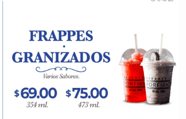 Frapes Varios Sabores