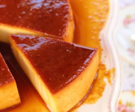 Flan Napolitano.