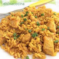 Arroz con Pollo y Papas en Salsa Curry