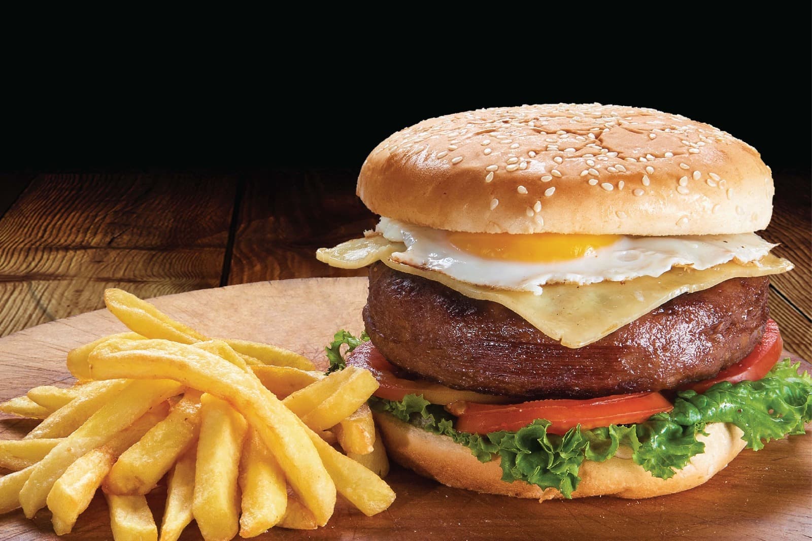 Hamburguesa Súper Especial a lo Pobre