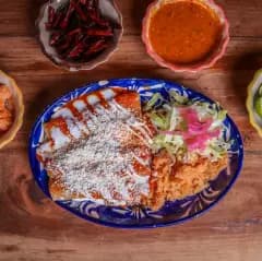Enchiladas de pollo