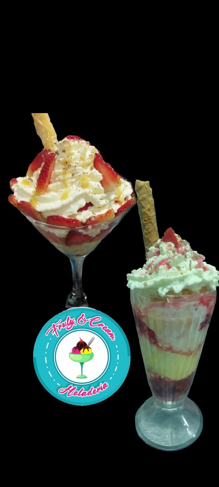 Sundae de Frutos Rojos – Fresas con Crema