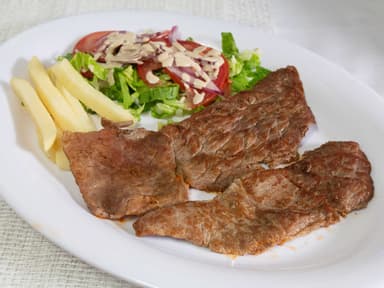 Arrachera con Ensalada