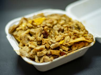 Nacho chico de chuleta