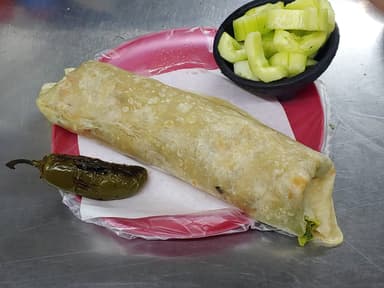 Burro de Asada con Frijol