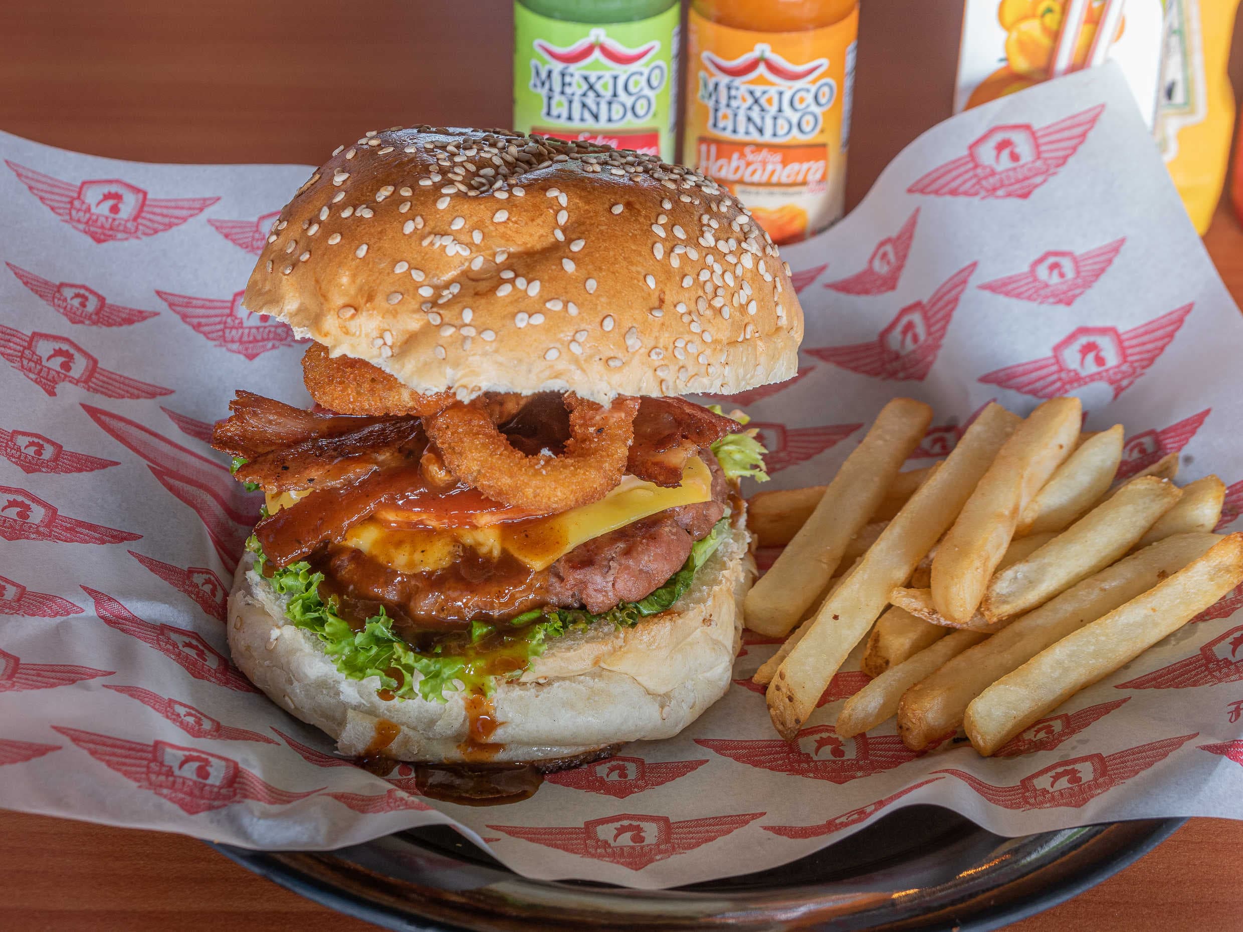 HAMBURGUESA SR. WINGS
