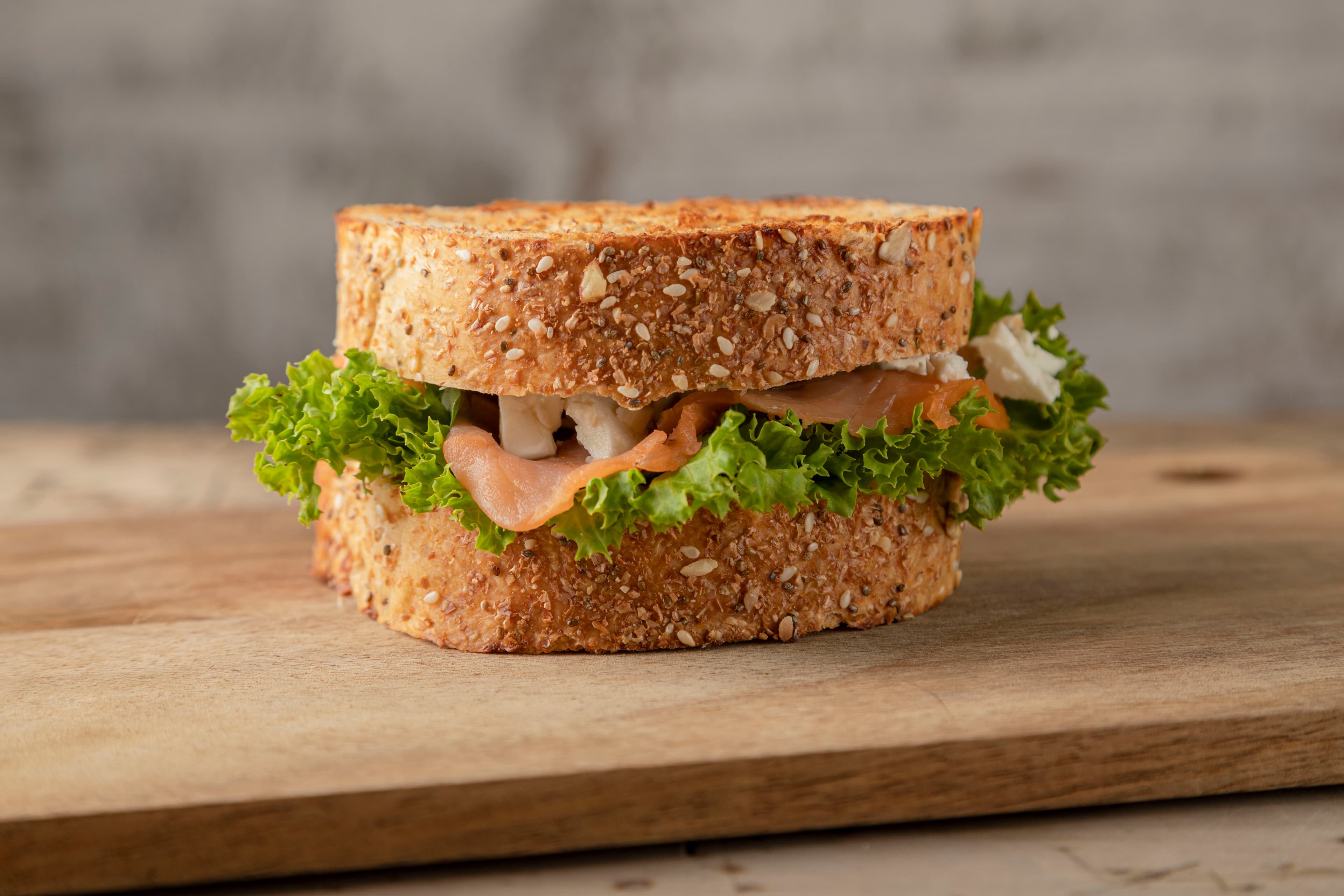 Sándwich de Salmón