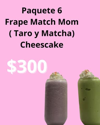 Paquete 6 (Frappé Match Mon)