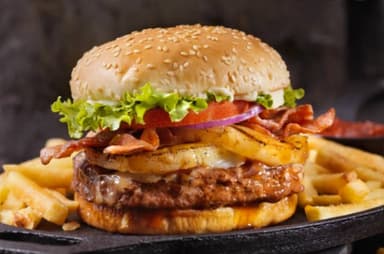 Hamburguesa Hawaiana