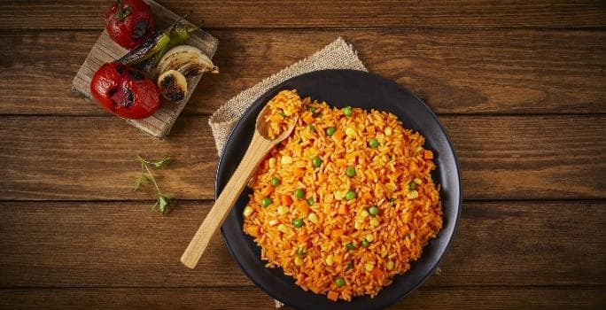 Porción de arroz