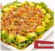 Combo ROMANA + Jugo del Dia + Postre