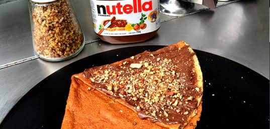 Crepa Nutella,fresa,plátano y kiwi