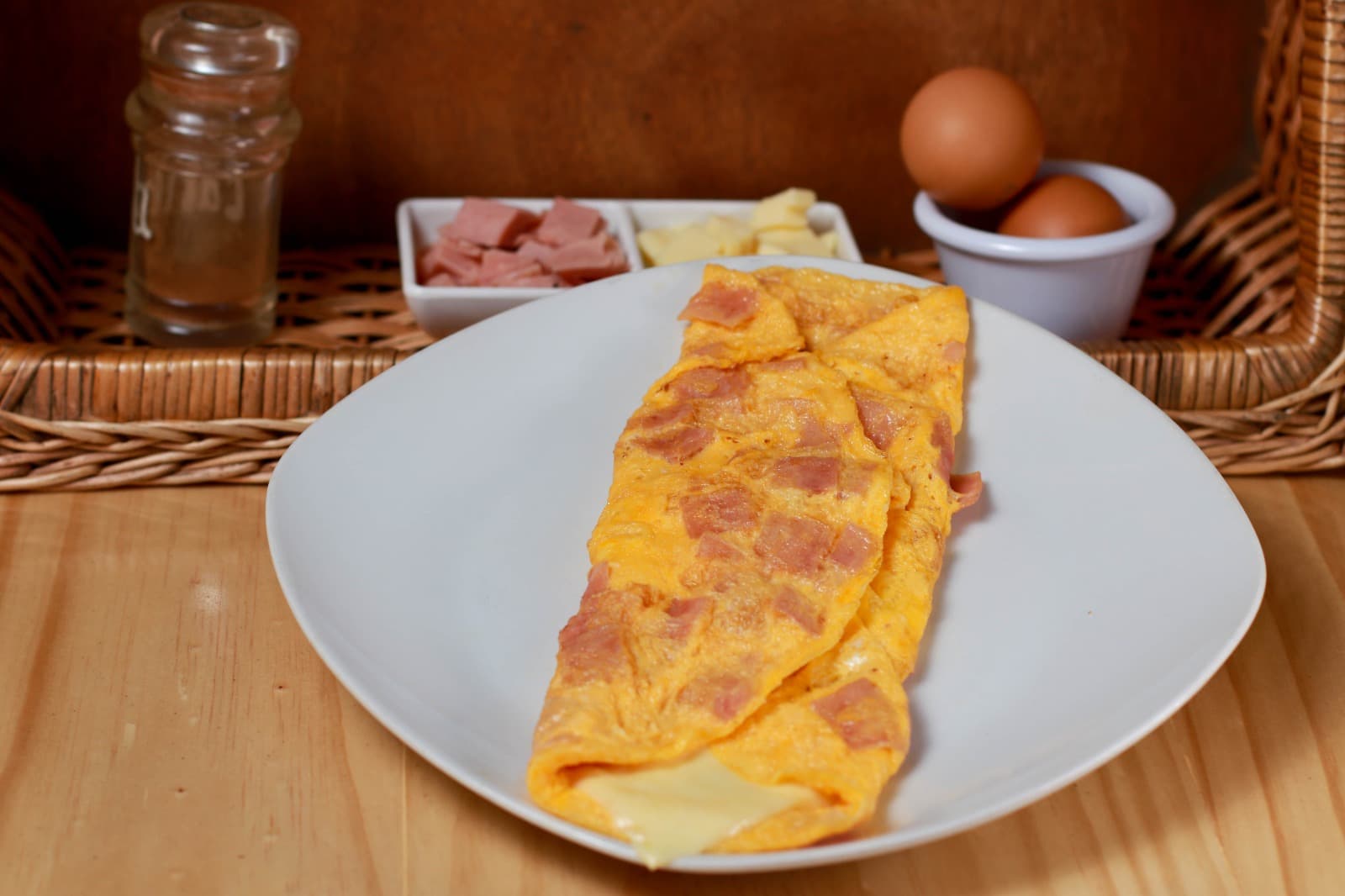 Omelette Jamón y Queso