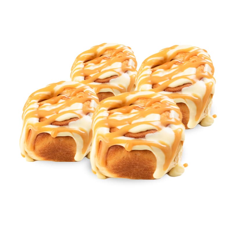 Rollos de Canela 4 uds y Salsa de Arequipe
