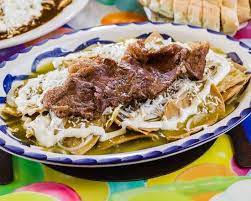 Enchiladas Verdes con Cecina