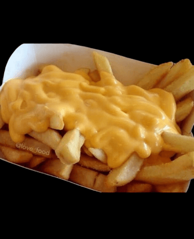 Papas ala francesa con queso