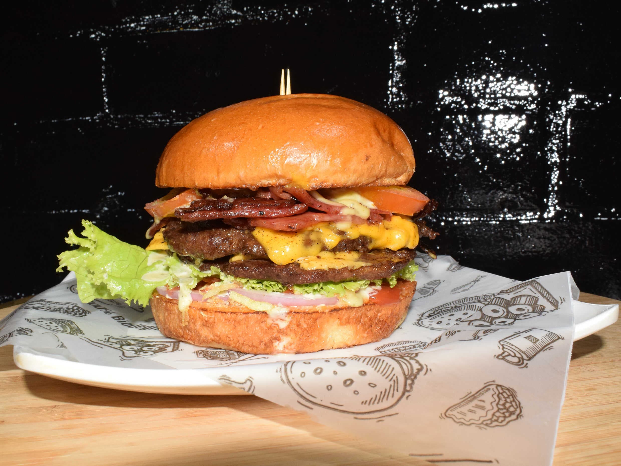 Hamburguesa Clásica Doble