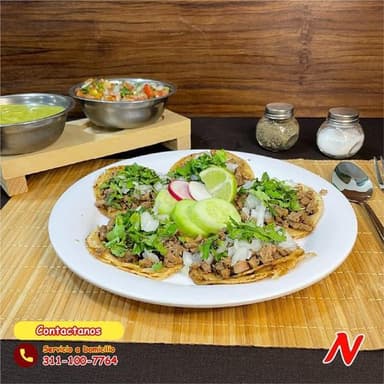 Taco de Adobada aceite
