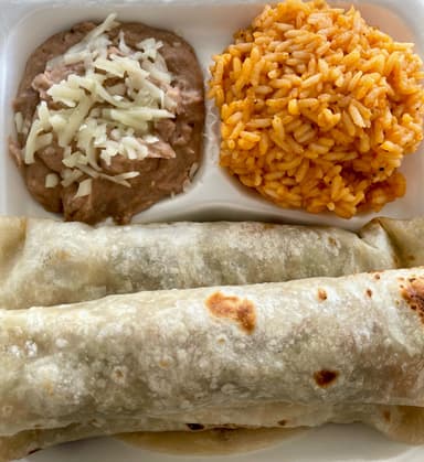 Combo 3 Tacos de Guisado + Arroz + Frijoles