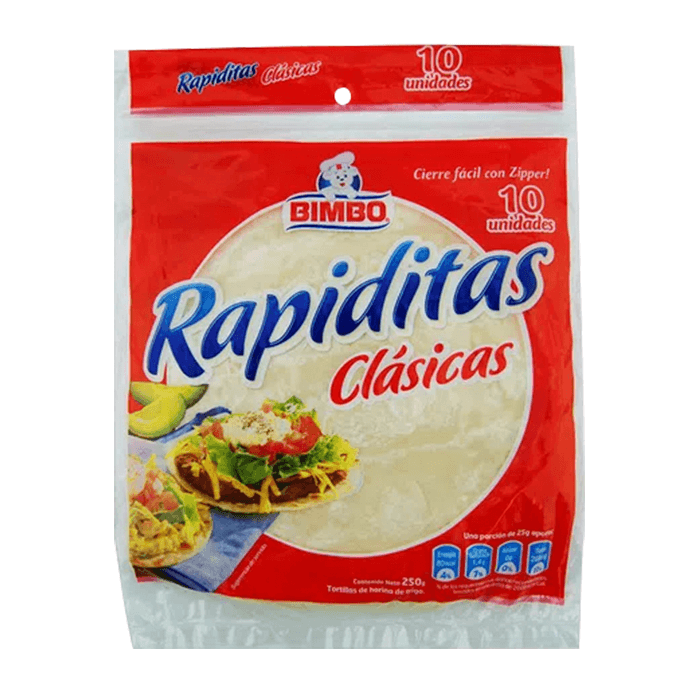 Tortillas Rapiditas Regular Bimbo 300 g