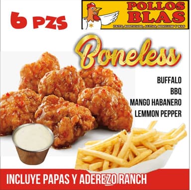 6 Boneless