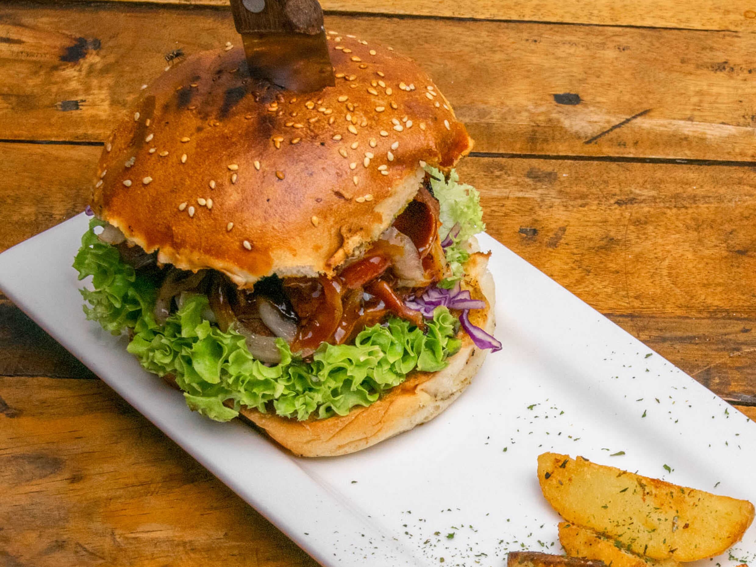 Hamburguesa Hawaiana