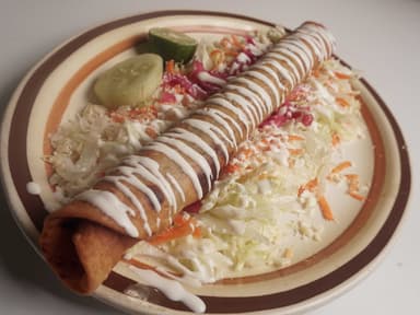 CHIMICHANGA GRATINADA