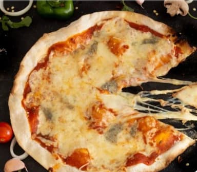 Pizza 1/2 Hawaiana + Jamón