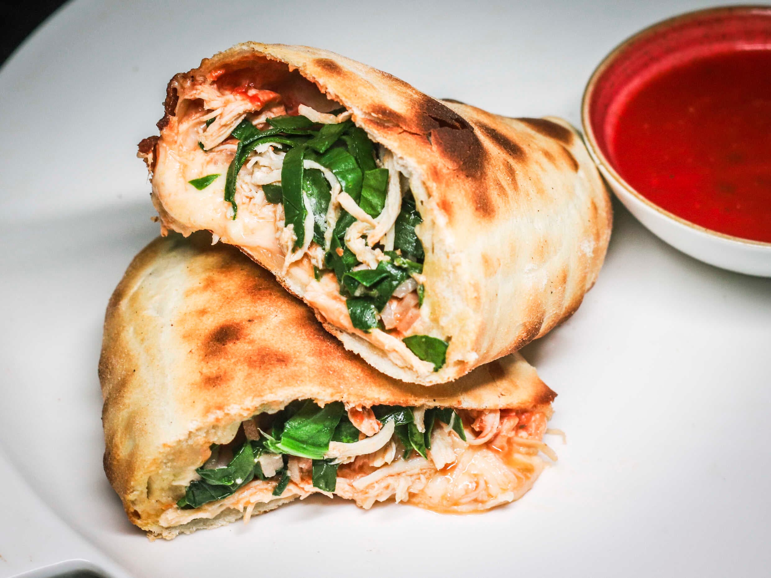 Calzone Carbonara + Bebida