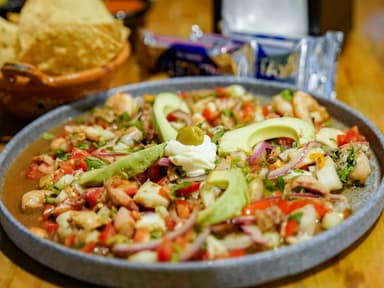 Ensaladas de mariscos