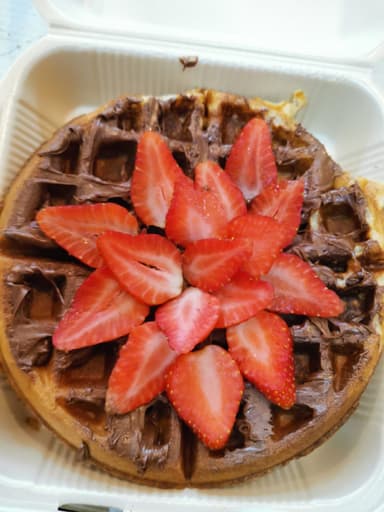 Waffle de 2 Ingredientes