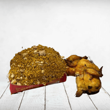 7. Caja mega arroz chino + 1 Pollo