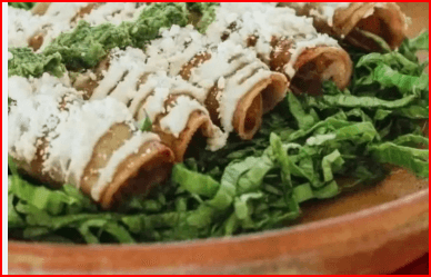 Tacos Dorados de Frijoles