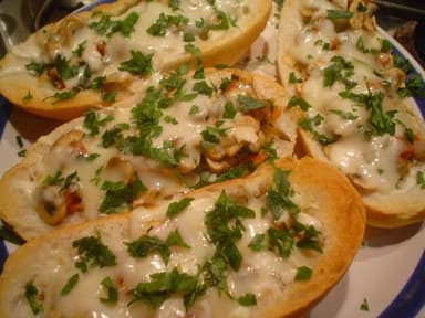 Mollete con Champiñón