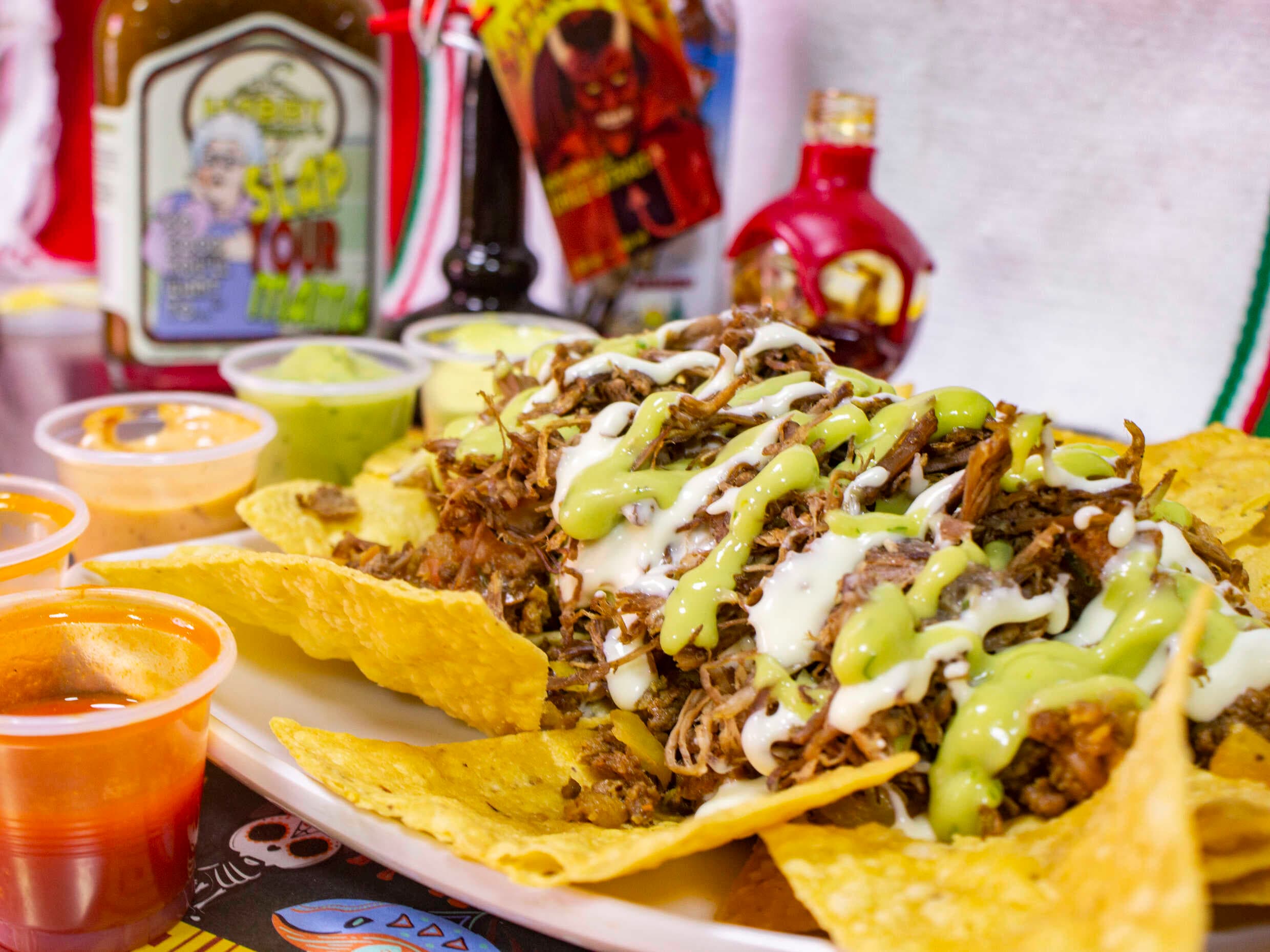Nachos Desmechados