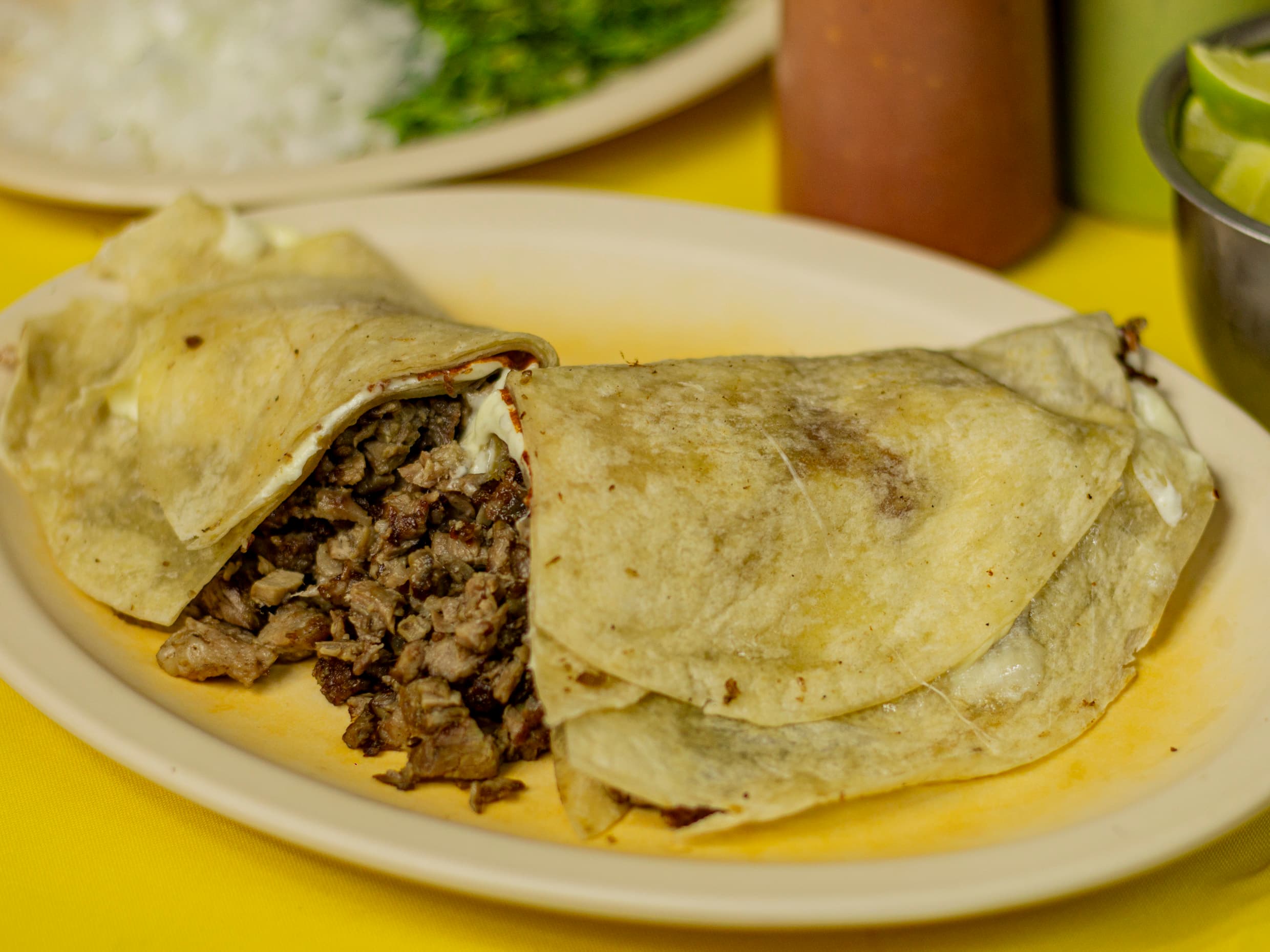 Burritas con Arrachera