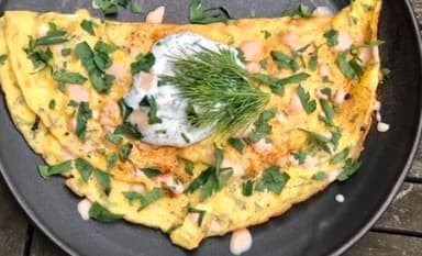 Tortilla de espinacas