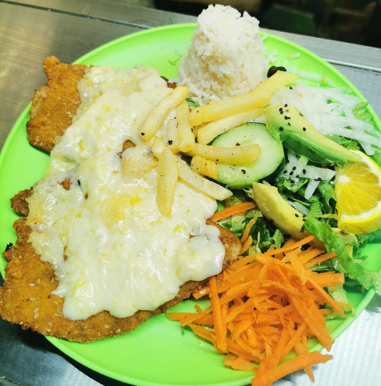 Filete Empanizado Gratinado