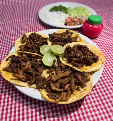 Orden de Tacos de Maíz Pastor 5 pzas